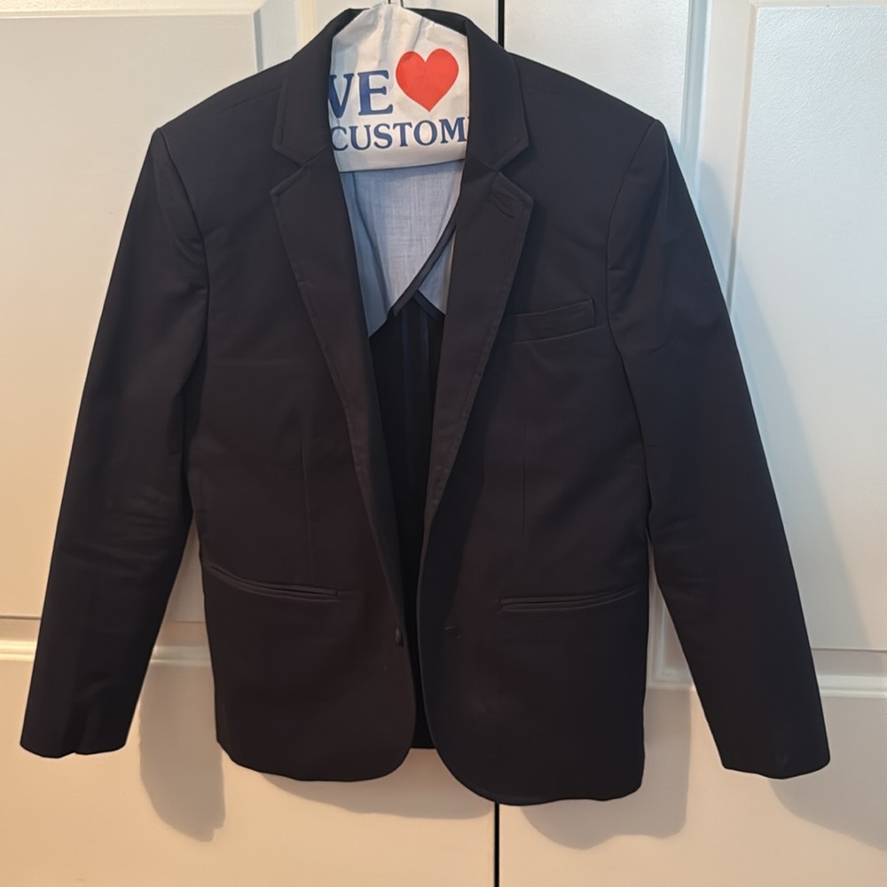 Boys SZ 10 crewcuts Thompson blazer- navy